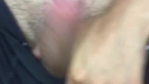 Hard cock busting bulge in underwear bouncing out 