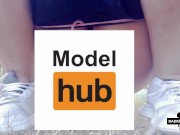 PANDA VLOG # 1: DIETRO LE QUINTE, TETTONA ITALIANA MOSTRA I PIEDI AL PARCO 7/16