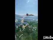 OUTDOOR PUBLIC SEX ON THE BEACH - AMATEUR COUPLE