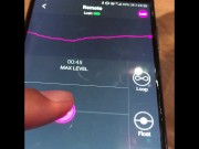 He makes me horny in public with the remote control (lovense) vibrator and then he fucks me hard 6/16