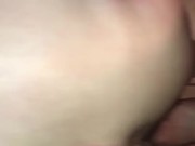 Airbnb stepdaughter fucked and queefs on squeaky bed before parents come home. 16/16