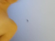 Slut Bunny Rides her StepBrothers Cock Hard then Squirts on his Face 10/16