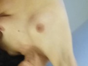 Slut Bunny Rides her StepBrothers Cock Hard then Squirts on his Face 8/16