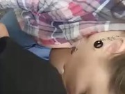 Big Titty GF Blows Me in the Woods 7/16