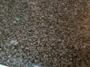 Dad beats his meat in the kitchen