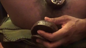 Watching a sexy cam Chick and dildo fucking my ass POV