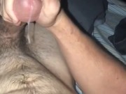 INTENSE MOANING AND BREATHING MORNING CUMSHOT IN BED! (HUGE 8 INCH COCK) MUSCLE STUD BIG LOAD OF CUM