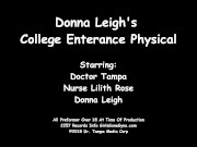 Big Tit Nerd Donna Leigh Gets Gyno Exam For University Physical By Doctor Tampa At GirlsGoneGynoCom 13/16