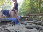 Homemade Passionate Outdoor Public Amateur Pegging 11/16