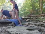 Homemade Passionate Outdoor Public Amateur Pegging 13/16