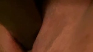 Tight Latina pussy soaks dildo