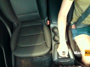 Guy public fingering pussy and brings the girl to orgasm, seduced the uber driver 1/16