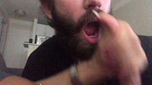 Enjoying that huge morning load Shot in my mouth! 
