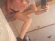 INEITTA Blunt Teases in the mirror