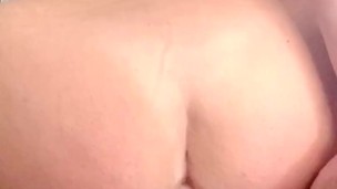 Fucking my ass after wearing my tunnel plug all day