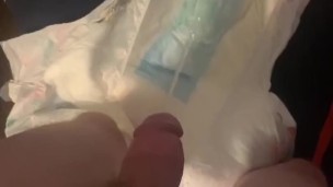 Naughty diaper peeing