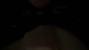 Amateur bbw milf plays with massive tits on snap