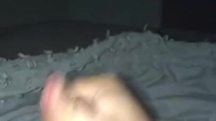 Stroking Hard Uncut Dick To Intense Big Load Orgasm 