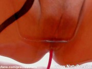 Naty Precious solo pussy creampie rubbing with lovense on the chair 11/16