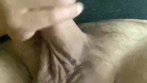 Solo male while wife is at work. 