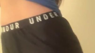 Wife teases while home alone