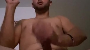 Lube Jerk off and Smoking 