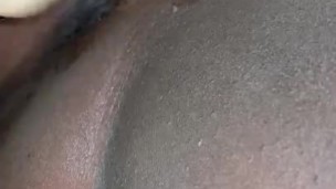  Ebony pussy and her toy up close and personal 