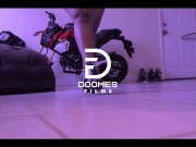 Cami Creams Exposes Big Booty Before Painful Anal Fuck in Public Storage Restroom - Sexy Voice ASMR 1/16