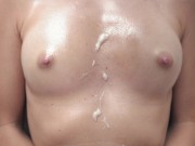 SHE HELPS ME OUT - Teen Handjob Cum Onto Tits, Intimate Pulsating Orgasm 4K 16/16