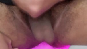 Latino in bosses bathroom masturbating...