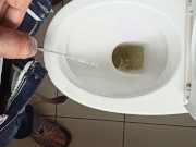 I masturbate gently, piss and roll the head of the penis.