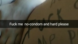 My wife asks you to fuck her fertile pussy hard and no-condom! [Cuckold. Snapchat]