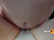 Amateur couple have public sex in the car, real orgasm and huge cumshot on pussy 6/16