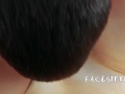 Mistress made Uber driver cum and eating his sperm from pussy, slave lick and clean his cumshot 7/16