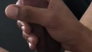 Busting a nut on the couch