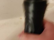 Edging and Cumming in fleshlight pov