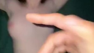 Hot refhead tiktok girl gets her tight pink cunt railed and Has face covered in cum