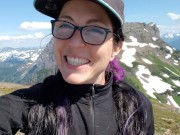 Sweaty Pussy Pissing At the Summit 12/16