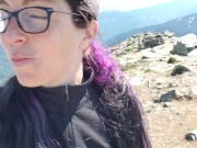 Sweaty Pussy Pissing At the Summit 13/16