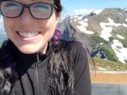 Sweaty Pussy Pissing At the Summit 16/16