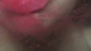 Red Lip Glass Kissing