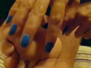 MILF LONG NAILS TICKLING MALE FEET SOLES MUSIC VIDEO 6/16