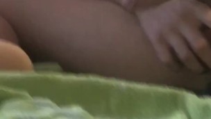Playing with my uncut dick