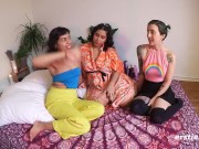 Real Amateur Lesbian Threesome Party 15/16