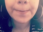 Gum Chewing Tease