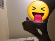 Hand job in bathroom prt.4