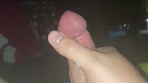 Big Cock Cums All Over Himself