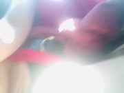 Flashing boobs and pussy on an Uber drive 12/16