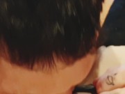 Naughty blonde gets choked, spanked & creampied  1/16