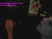 Explosive Side Shot of Smoking Public City Blowjob - Heather Kane 15/16